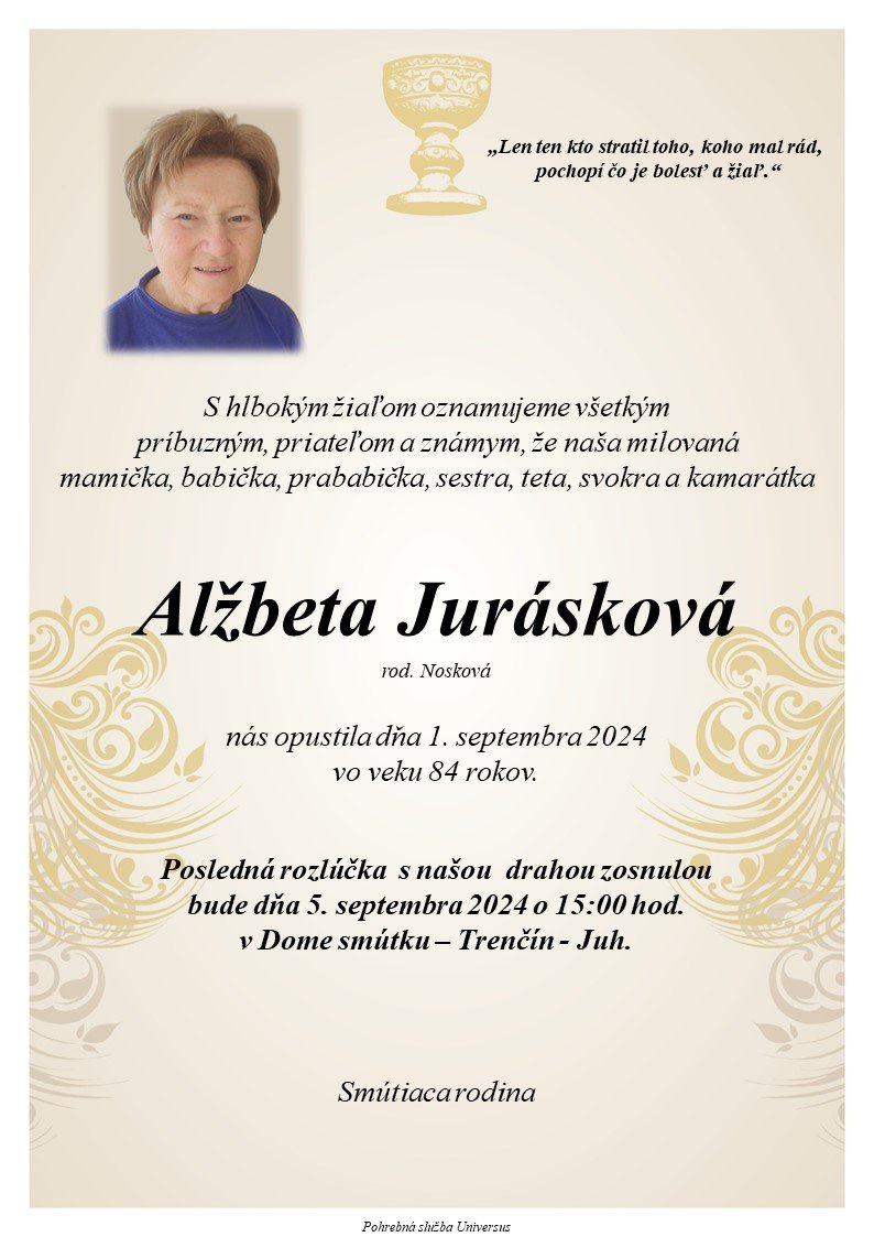 Alžbeta Jurásková Alžbeta Jurásková