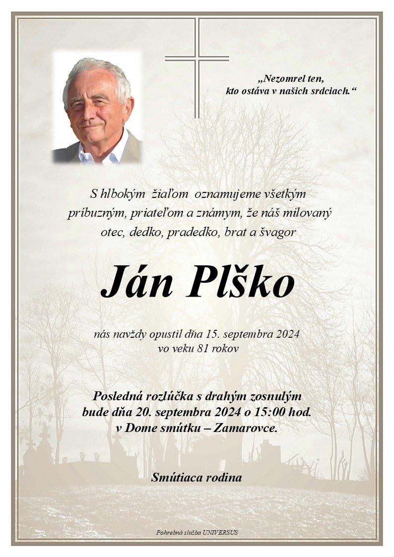 Ján Plško Ján Plško