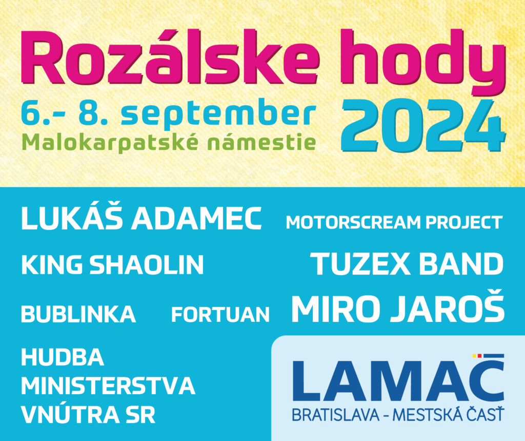 Lamač sa teší na veľkolepé oslavy Rozálske hody 2024 Lamač sa teší na veľkolepé oslavy Rozálske hody 2024