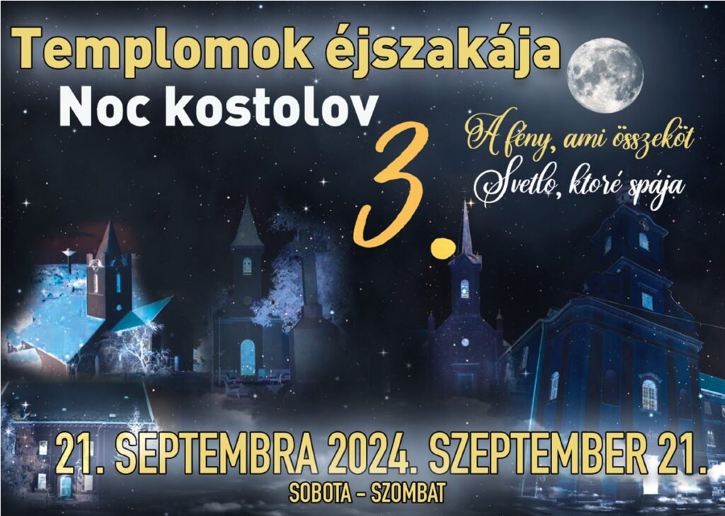 Svetlo, ktoré spája – pozvánka na Noc kostolov Svetlo, ktoré spája – pozvánka na Noc kostolov