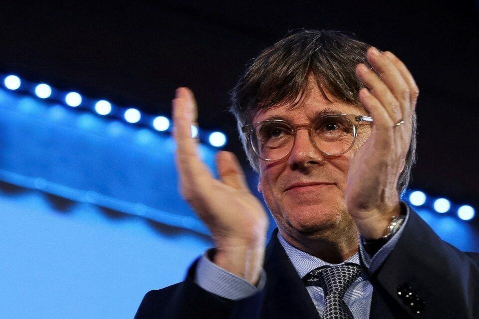 Za šéfa strany Spolu za Katalánsko bol znovu zvolený exilový politik Puigdemont Za šéfa strany Spolu za Katalánsko bol znovu zvolený exilový politik Puigdemont