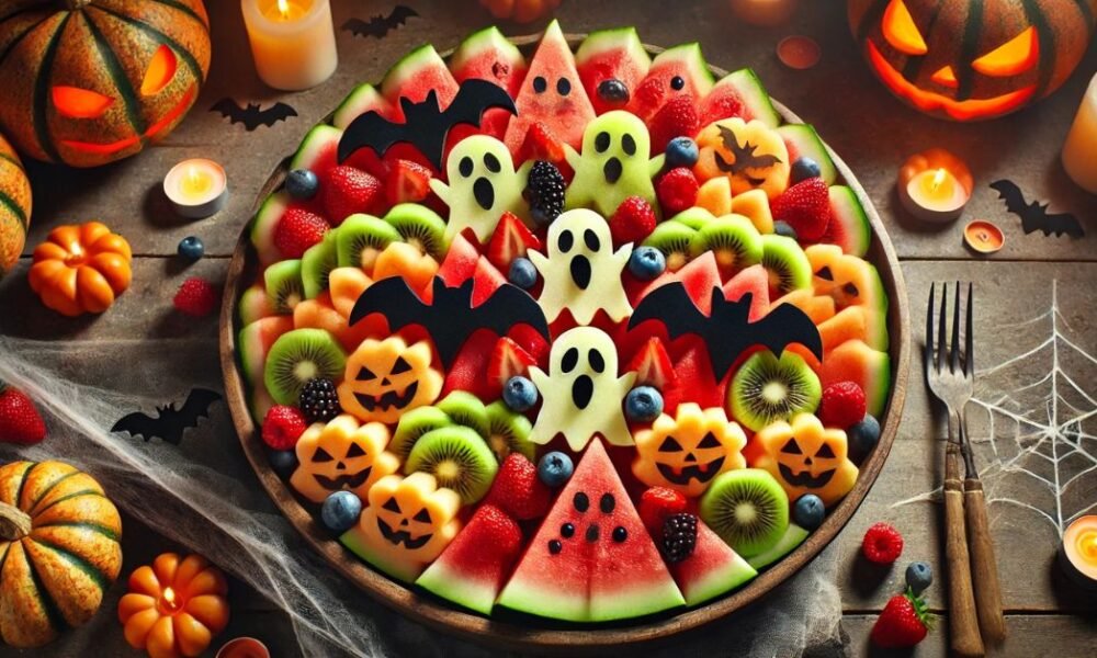 Ako pripraviť halloweensky ovocný šalát: Farebné netopiere, tekvice a duchovia z ovocia