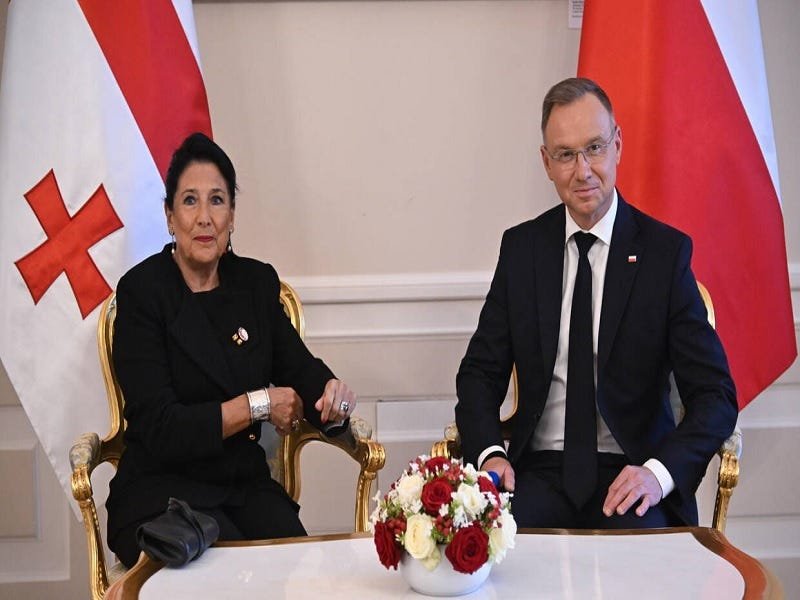 Duda tvrdil, že prozápadný prezident Gruzínska nemá žiadne dôkazy o zasahovaní Ruska Duda tvrdil, že prozápadný prezident Gruzínska nemá žiadne dôkazy o zasahovaní Ruska