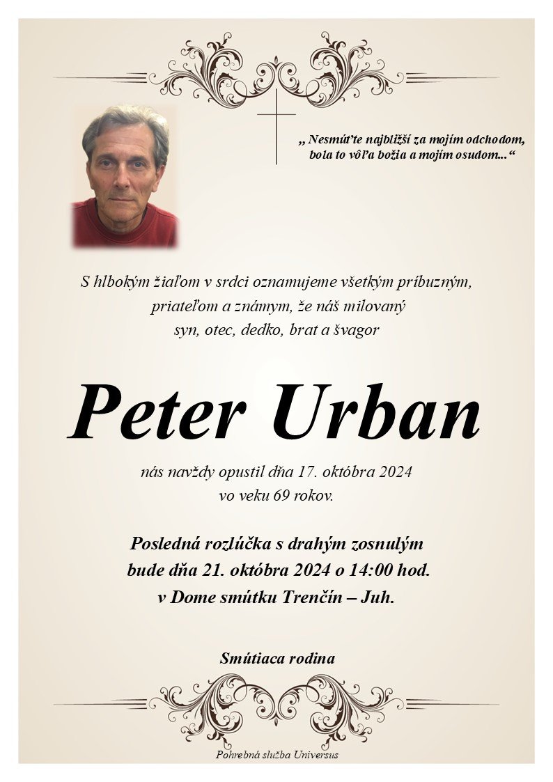 Peter Urban Peter Urban