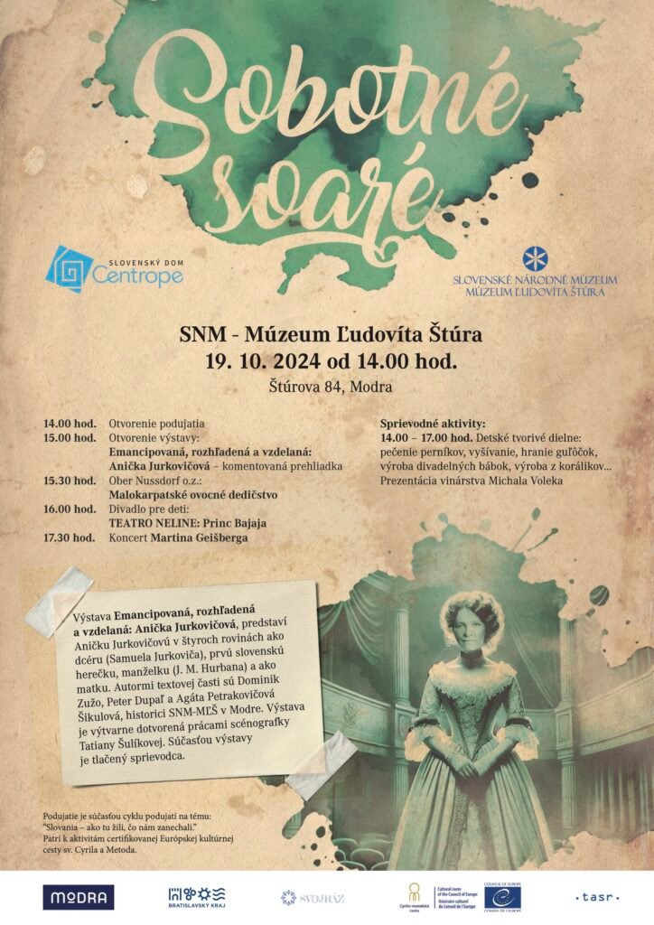Sobotné Soaré je skvelou príležitosťou pre všetkých, ktorí sa zaujímajú o kultúru, históriu a tradície v príjemnej atmosfére Modry Sobotné Soaré je skvelou príležitosťou pre všetkých, ktorí sa zaujímajú o kultúru, históriu a tradície v príjemnej atmosfére Modry