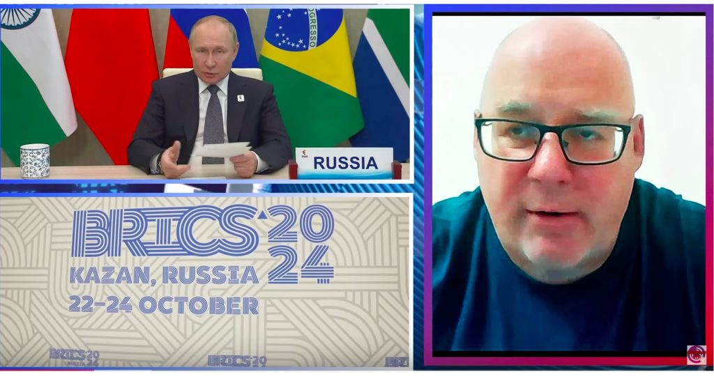 VIDEO: Šéf ruského Centra pre euroázijské štúdie o samite BRICS v ruskej Kazani, z ktorého Západu na čele s USA behá mráz po chrbte