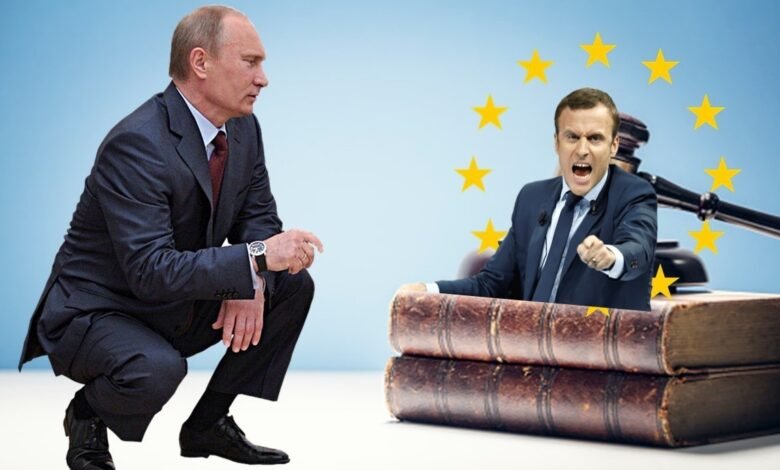 Macron nalieha na Putina, aby bol v otázke jadrových zbraní „rozumný“ Macron nalieha na Putina, aby bol v otázke jadrových zbraní „rozumný“