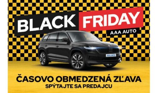 Black Friday: AAA AUTO má zľavy na skoro 1 200 áut, zákazníci ušetria 900-tisíc eur