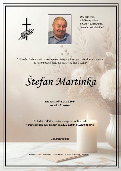 Štefan Martinka Štefan Martinka