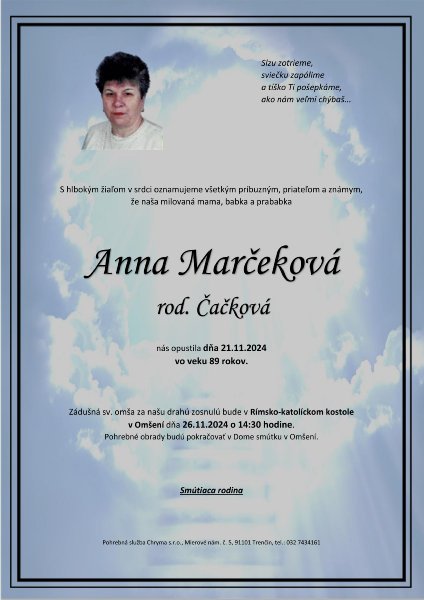 Anna Marčeková Anna Marčeková