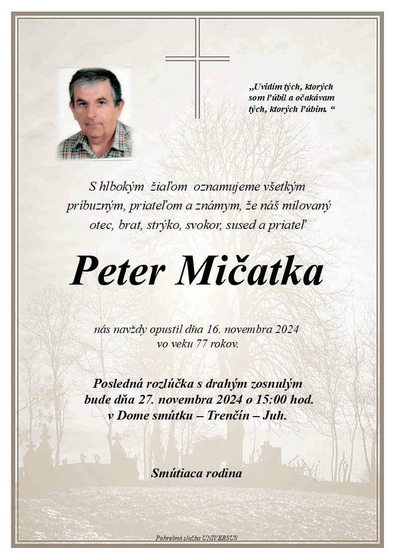 Peter Mičatka Peter Mičatka