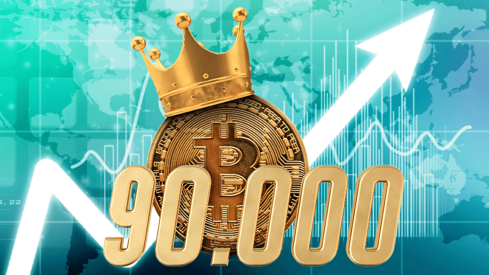 Investori šalejú a poslali Bitcoin na 90 000 dolárov