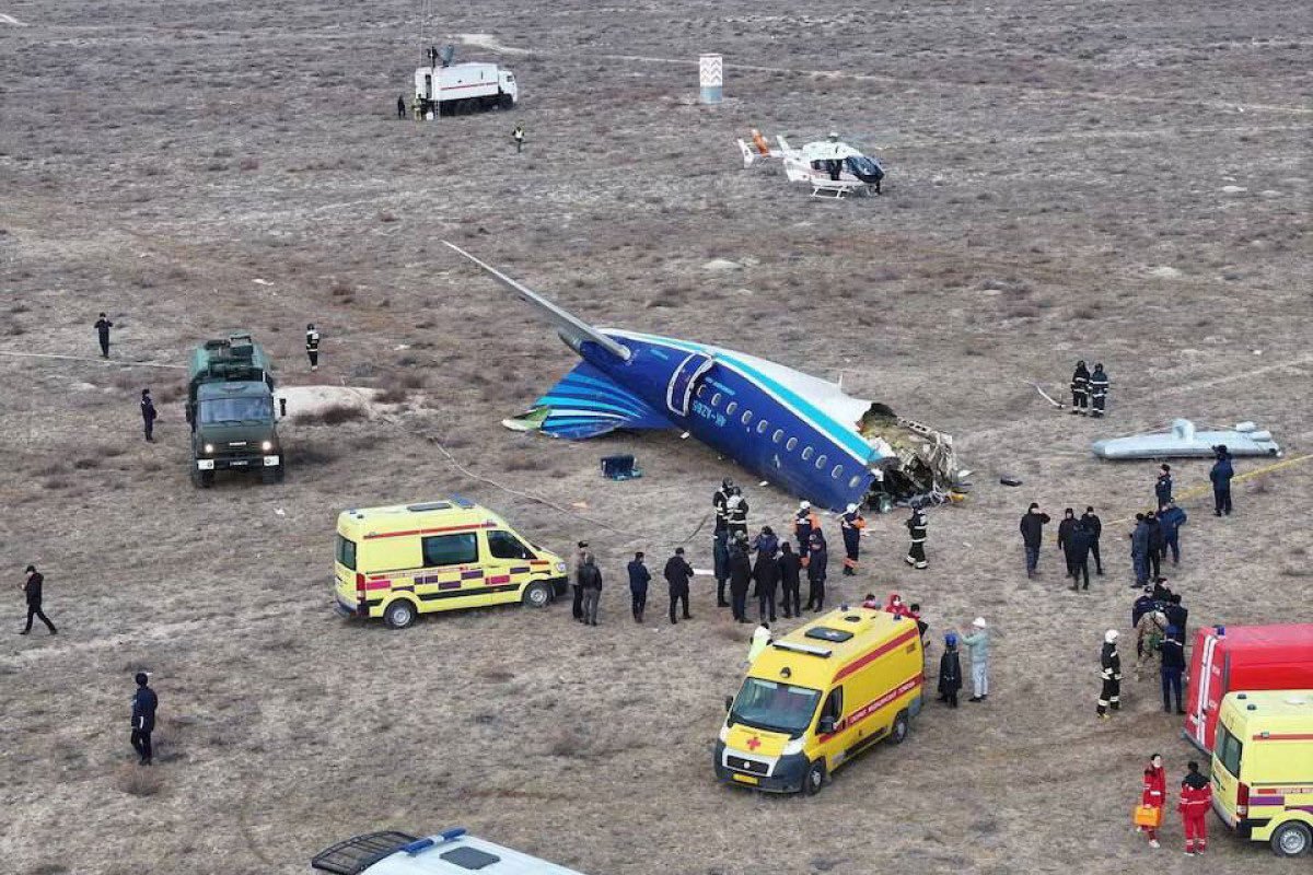 Video: Z havárie azerbajdžanského lietadla podozrievajú ukrajinský dron Video: Z havárie azerbajdžanského lietadla podozrievajú ukrajinský dron