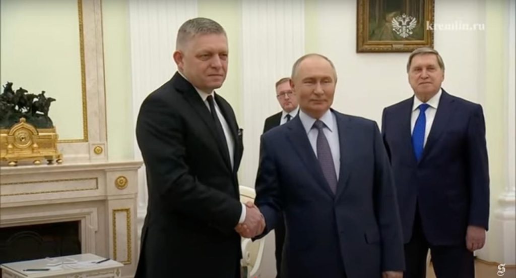 VIDEO: Putin rokuje s Ficom v Kremli