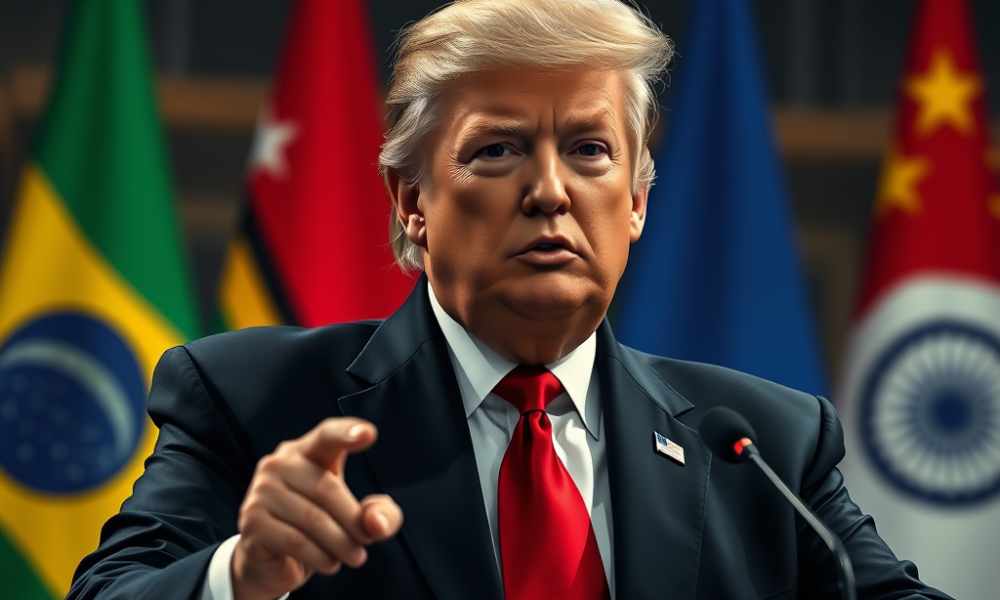 Trumpove 100% clo na BRICS: Čo to znamená?