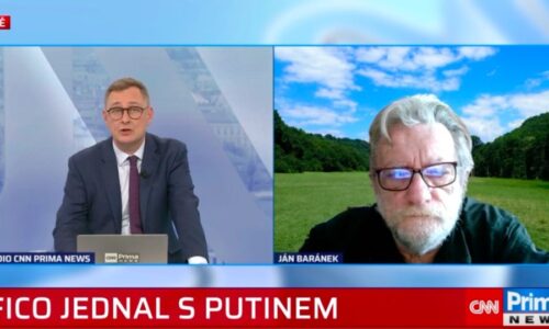 VIDEO: Baránek o dôvodoch Ficovho stretnutia s Putinom, ale aj o proteste nenávistiplných a vojnychtivých proukrajinských progresívnych liberálov deň pred Vianocami v Bratislave