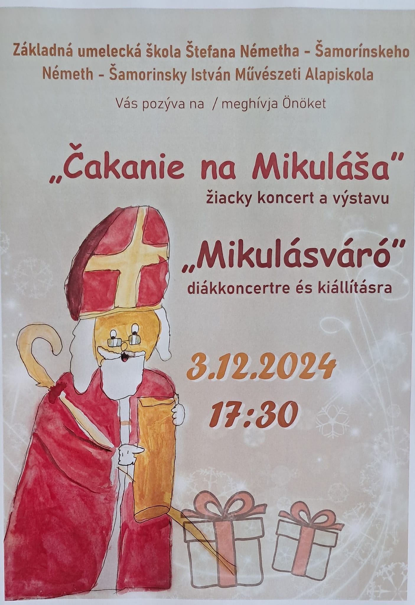 Dnes: čakanie na Mikuláša v zuške