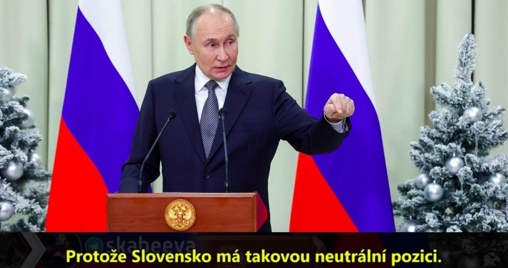 VIDEO: Vladimir Putin nevyloučil možnost konání mírového summitu na Slovensku. Podle ruského prezidenta má Slovensko charakter neutrálního státu. VIDEO: Vladimir Putin nevyloučil možnost konání mírového summitu na Slovensku. Podle ruského prezidenta má Slovensko charakter neutrálního státu.