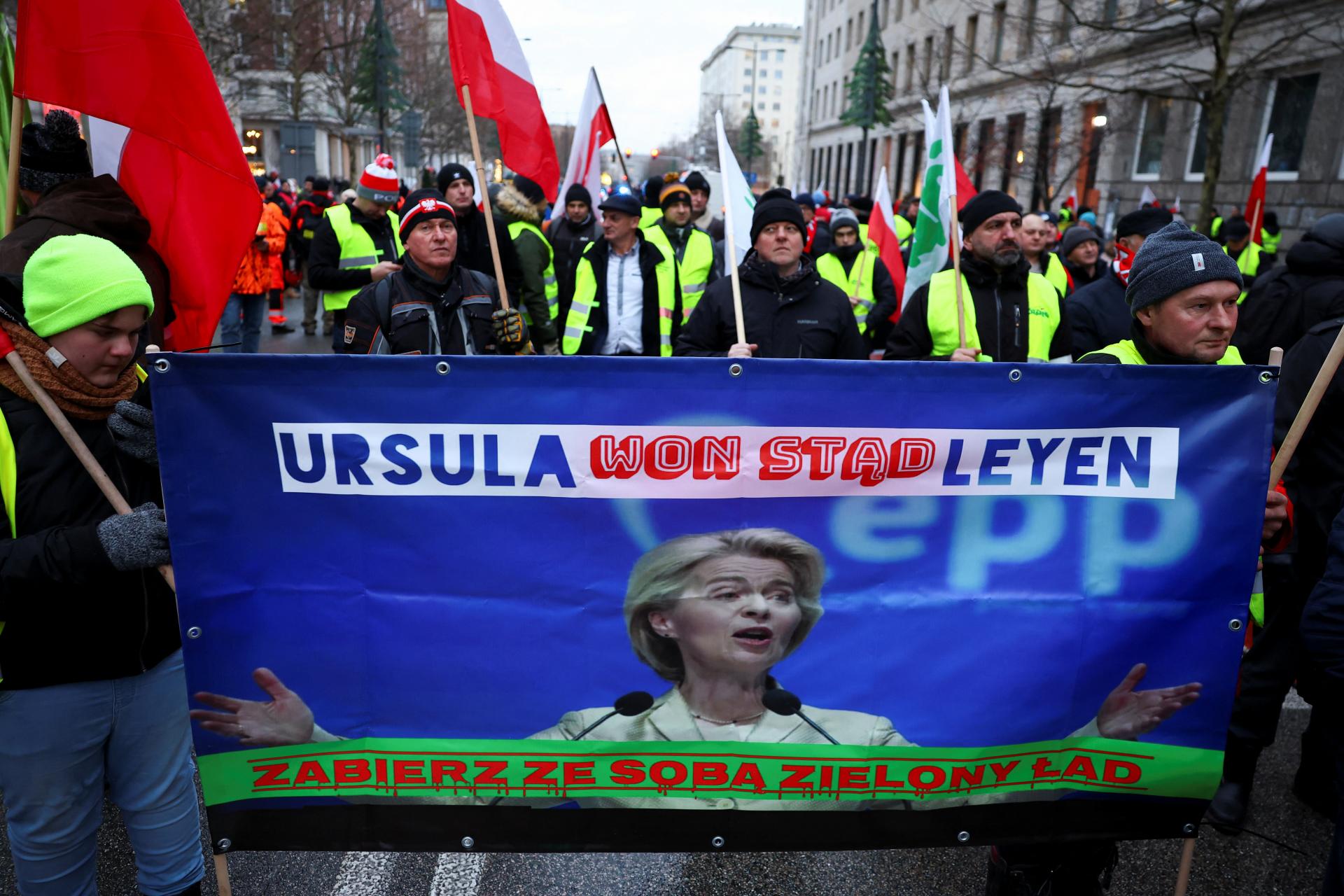 Roľníci v Poľsku protestovali proti dohode s Mercosurom a obmedzeniam Únie, boja sa dovozu lacných potravín