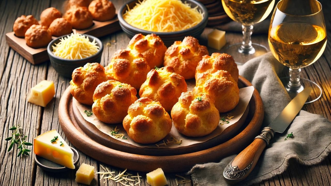 Gougères: Francúzske syrové pusinky z odpaľovaného cesta, ktoré očaria každého 🧀 Gougères: Francúzske syrové pusinky z odpaľovaného cesta, ktoré očaria každého 🧀