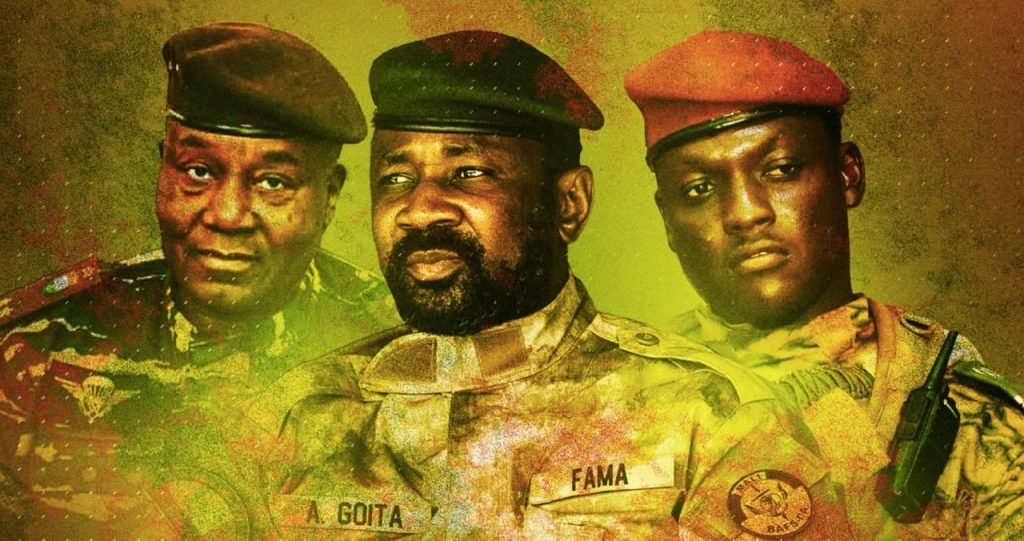 Mali, Niger a Burkina Faso vystúpili zo západoafrického politicko-ekonomického bloku ECOWAS-u, ktorý podľa nich ohrozuje ich suverenitu tým, že slúži ako nástroj zahraničných mocností na destabilizáciu a prevraty v nepohodlných štátoch Mali, Niger a Burkina Faso vystúpili zo západoafrického politicko-ekonomického bloku ECOWAS-u, ktorý podľa nich ohrozuje ich suverenitu tým, že slúži ako nástroj zahraničných mocností na destabilizáciu a prevraty v nepohodlných štátoch