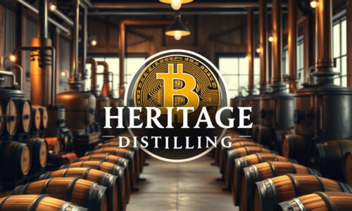 Bitcoin v remeselných liehovinách: Prípad Heritage Distilling