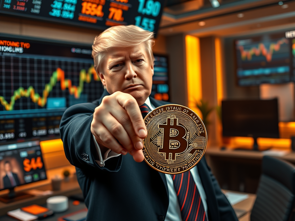 Trumpov krypto tím presúva 47 miliónov USD do Bitcoinu