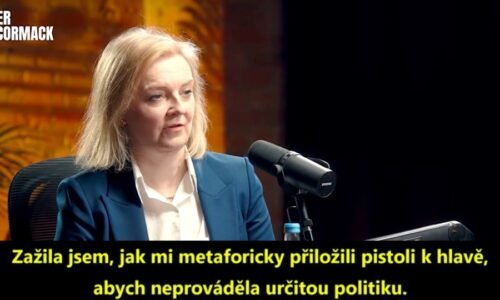 VIDEO: Bývalá britská premiérka Liz Trussová prohlásila, že jí drželi pistoli u hlavy, aby nedělala vlastní politiku. Šéfka německé levicové strany Spojenectví Sahra Wagenknechtová mezitím řekla, že cílem sankcí proti Rusku je likvidace německé a evropské ekonomiky ve prospěch USA