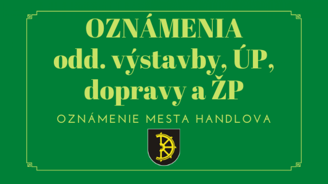 Oznámenie o opilovaní drevín v katastri mesta v ochrannom pásme VN a NN