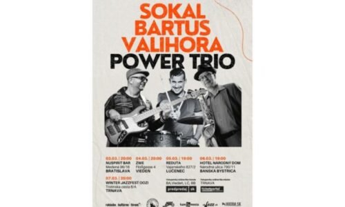 Sokal/Bartuš/Valihora. Power Trio na turné!