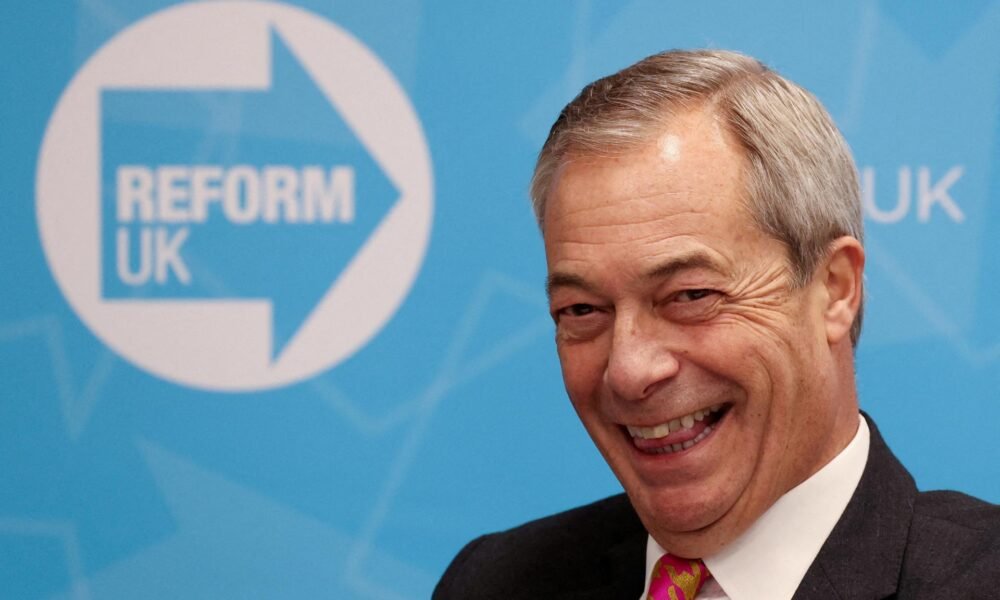Strana Reform UK prvýkrát vedie prieskum voličských preferencií Strana Reform UK prvýkrát vedie prieskum voličských preferencií