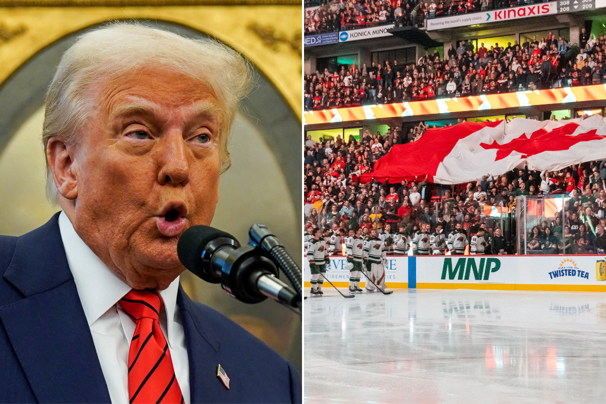 Kanada ukazuje odpor voči Trumpovým clám. Bučanie pri americkej hymne naberá na sile Kanada ukazuje odpor voči Trumpovým clám. Bučanie pri americkej hymne naberá na sile