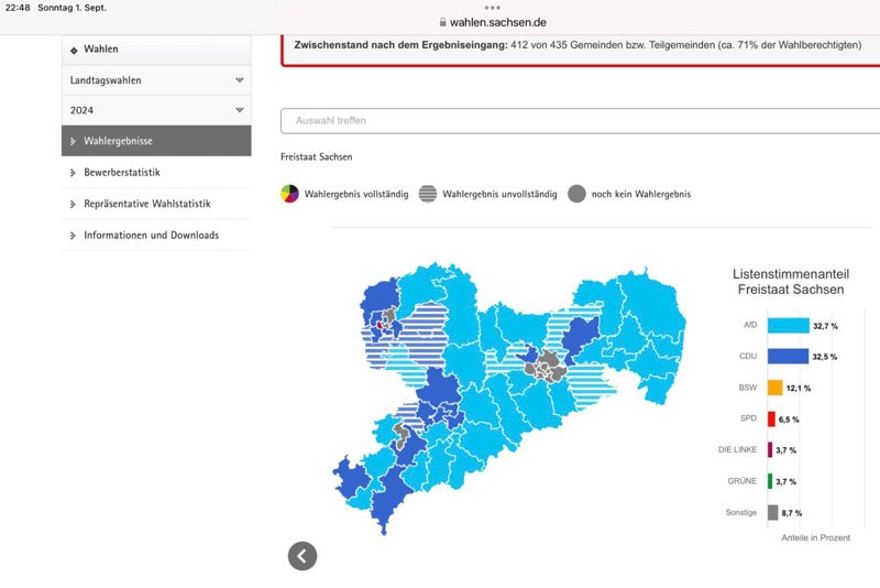 Německo: Počítačový vědec potvrdil falšování voleb tak, aby se Zelení jen těsně dostali do saského parlamentu Německo: Počítačový vědec potvrdil falšování voleb tak, aby se Zelení jen těsně dostali do saského parlamentu