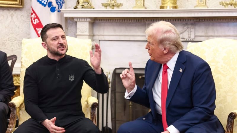 PŘEHLEDNĚ: Spor s USA, ruský smích a šance pro Evropu. Roztržka Trumpa se Zelenským v bodech PŘEHLEDNĚ: Spor s USA, ruský smích a šance pro Evropu. Roztržka Trumpa se Zelenským v bodech