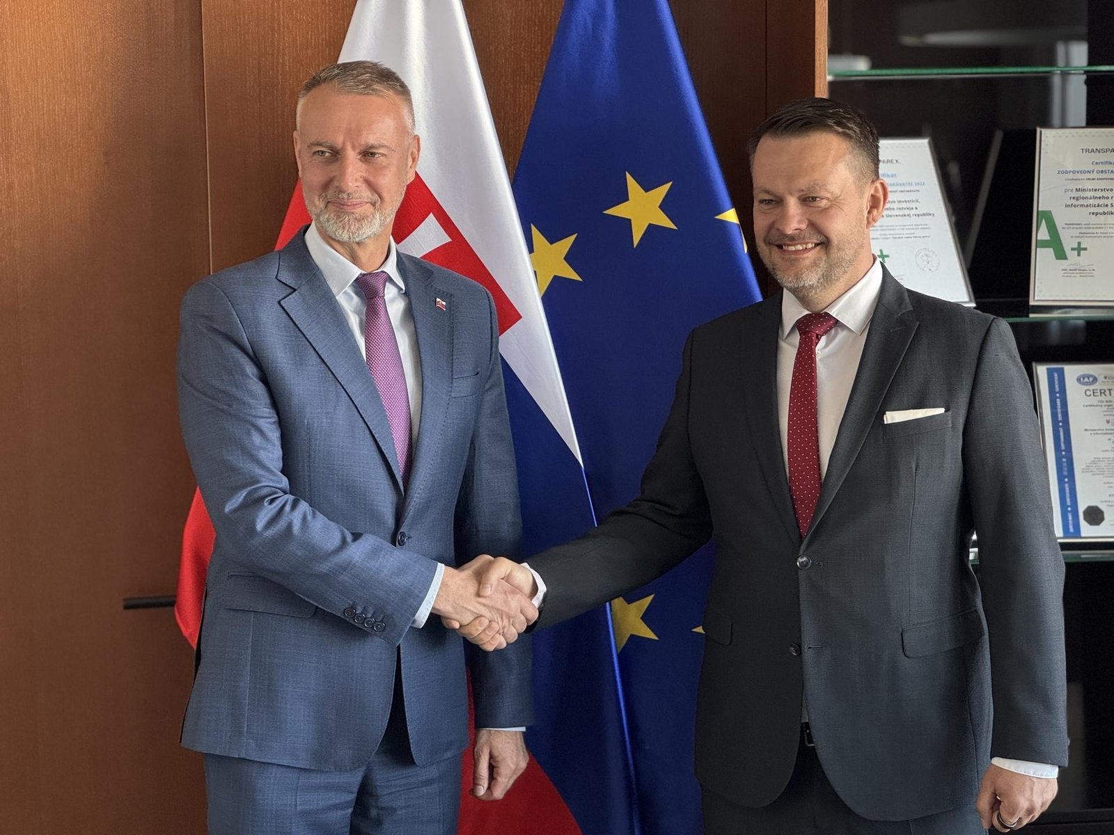 Nový minister investícií Migaľ hovorí po prebratí rezortu