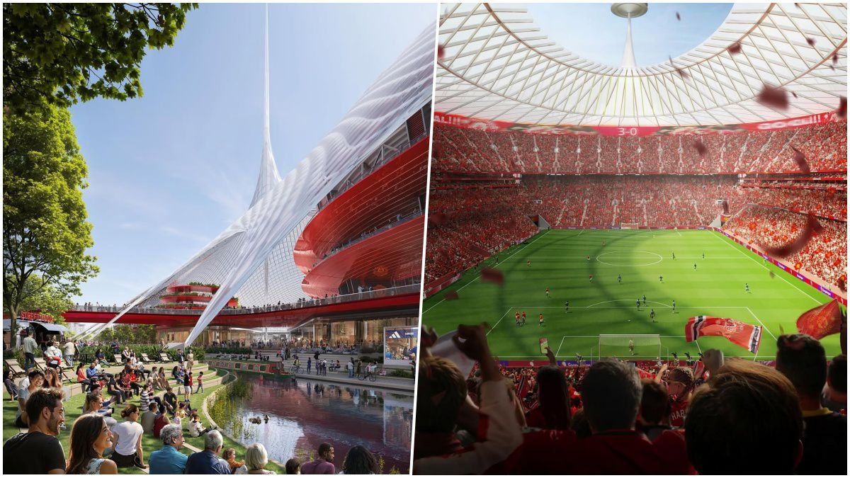 FOTO Má to byť najúžasnejší štadión na svete! Manchester United ukázal svetu nový Old Trafford