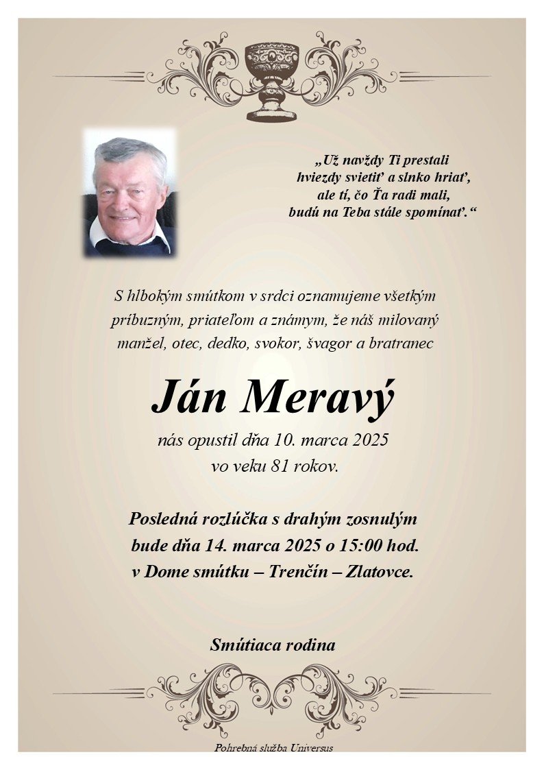 Ján Meravý Ján Meravý