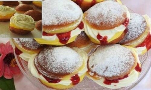Babičkine VEĽKONOČNÉ „BERLÍNSKE ŠIŠKY“s veľmi lahodným vanilkovým krémom