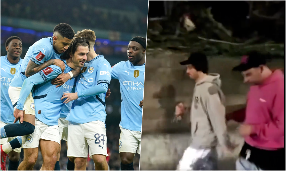 VIDEO Manchester City stál 117 miliónov. Hviezdny Angličan sa opitý tackal z krčmy