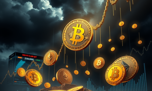 Bitcoin a altcoiny pod tlakom: Pokles Nasdaq 100 zvyšuje neistotu na trhu
