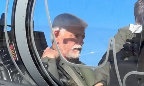 Prezident Pavel popřál k Velikonocům po svém. Zveřejnil akční video ze stíhačky, a zamával