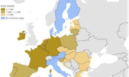 Eurostat zverejnil štatistiky, Slovensko má piatu najnižšiu minimálnu mzdu v EÚ