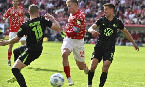 Vavro zariadil gólom remízu Wolfsburgu s Mainzom 2:2 v posledných minútach zápasu