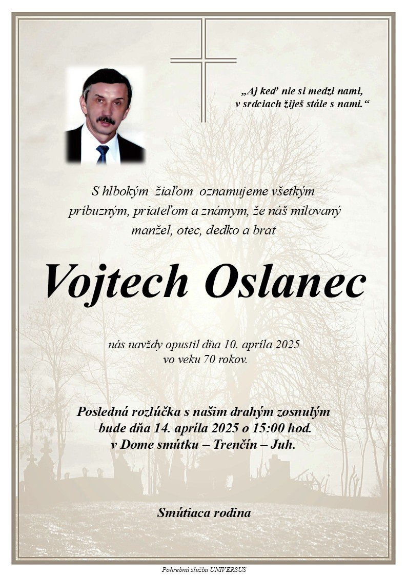 Vojtech Oslanec Vojtech Oslanec