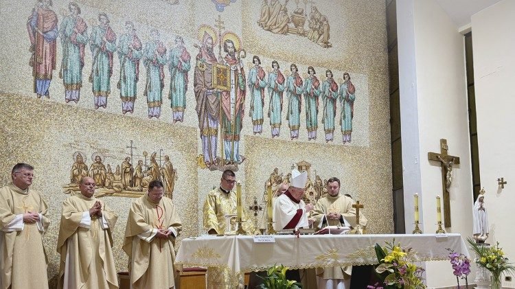 Liturgické slávenia v Pápežskom slovenskom ústave a kolégiu sv. Cyrila a Metoda v Ríme počas nasledujúcich veľkonočných sviatkov