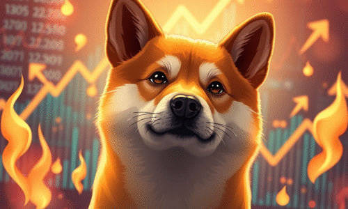 Shiba Inu zaznamenáva 1300% nárast miery spaľovania
