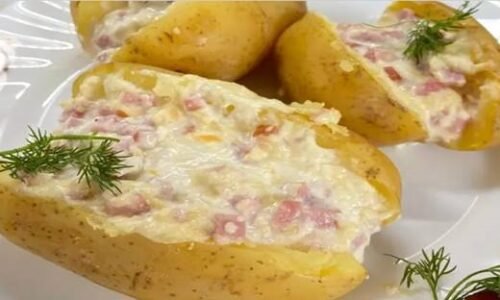 VEĽKONOČNÉ „KRČMÁRSKE ZEMIAKY“ plnené šunkou a syrom: Jednoduchá dobrota!