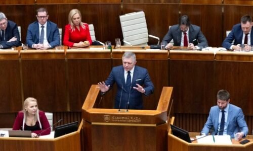 VIDEO: Premiér Fico vysvetlil, v čom spočíva predložená novela zákona o mimovládkach a informoval o státisícoch eur, ktoré neziskovka matky predsedu Progresívneho Slovenska dostala od štátu.