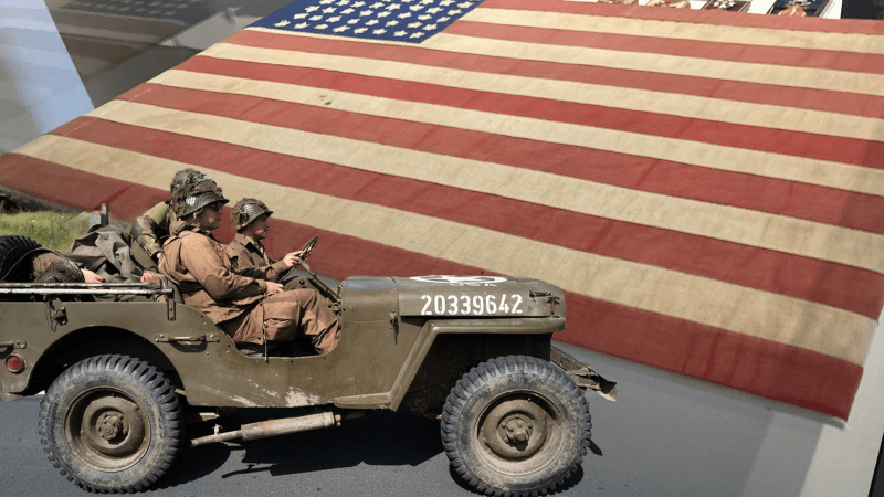 Dojemný příběh americké vlajky od Jičína. Ručně šitá památka se po 80 letech vrátila z USA Dojemný příběh americké vlajky od Jičína. Ručně šitá památka se po 80 letech vrátila z USA