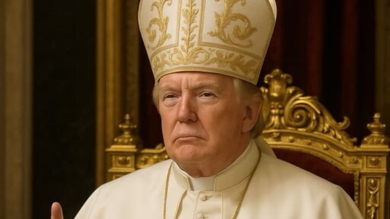 Trump jako papež? Americký prezident vtipkuje o Svatém stolci, zmínil svého favorita